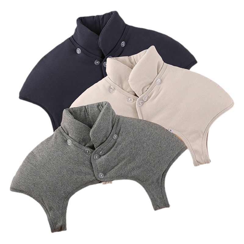Shoulder pad cervical spine waistcoat men and women sleeping warm fleece-lined thick shawl middle-aged and elderly cold-proof confinement shoulder and shoulder protection