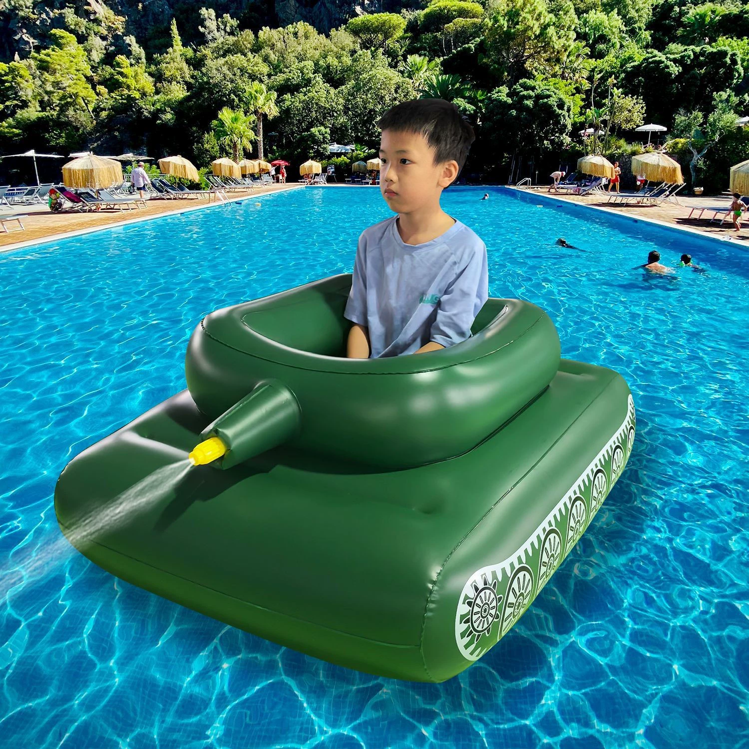Производители спот надувной водяной баллонный танк водно-боевой игрушкой TANK Pool Party Water Ruser Tour