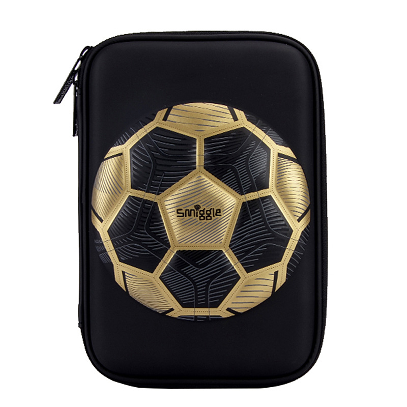 Australia Smiggle serie de fútbol de oro bolsas bolígrafo bolsas de almuerzo bolsas de almuerzo bolsas de regalo de cumpleaños para estudiantes de primaria