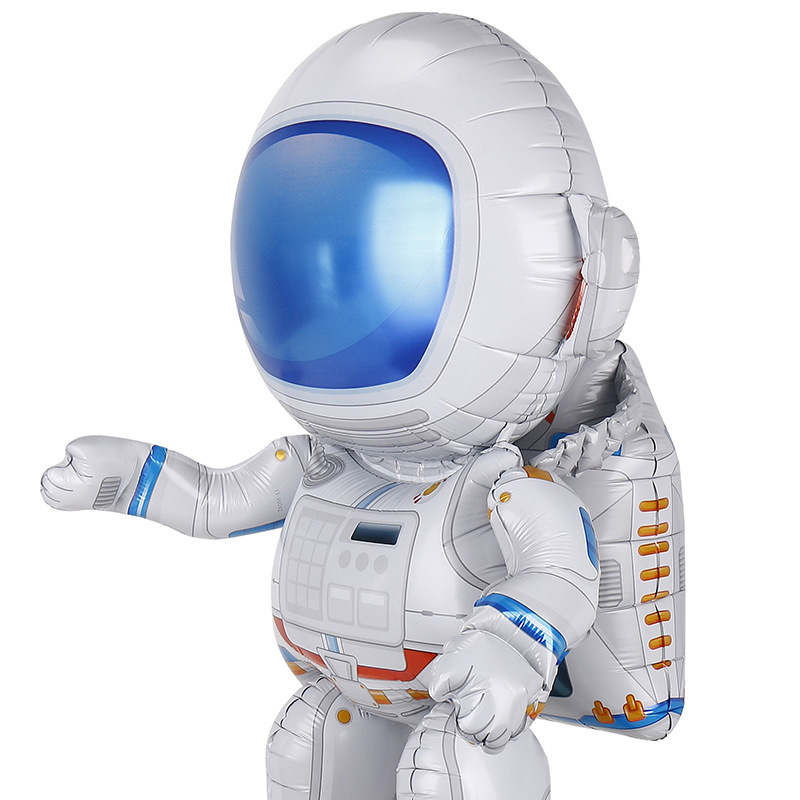 Nuevo personaje globo astronauta globo dibujos animados lindo universo tema niños cumpleaños fiesta decoración globo