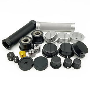 15*13mm Mesh Black Knob Cap, Encoder Knob Custom Finishing, Potentiometer Aluminum Knob
