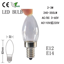 LED灯泡C9小水晶灯泡白光 LED佛灯泡装饰灯泡烛形 宗教用品C25