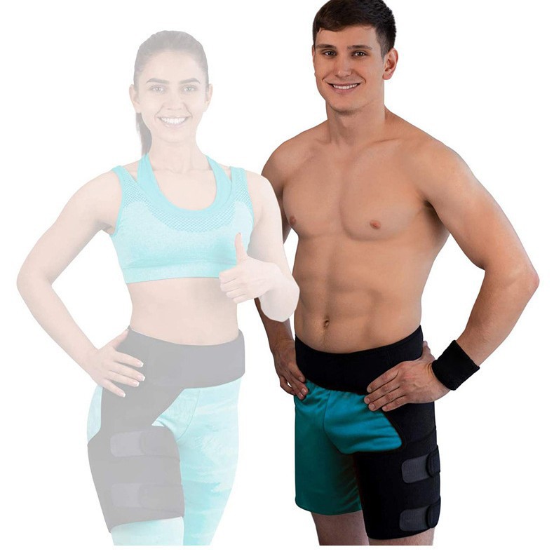 Leggings de fitness al por mayor en stock equipo de protección anti-tensión muscular cinturón de protección de cadera ingle anti-tensión deportes muslo rótula image 4
