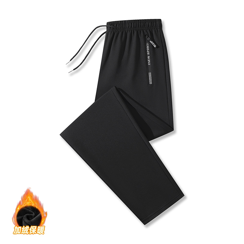 9966 fleece-lined black boxer briefs / M [height 160-170 weight 80-110]