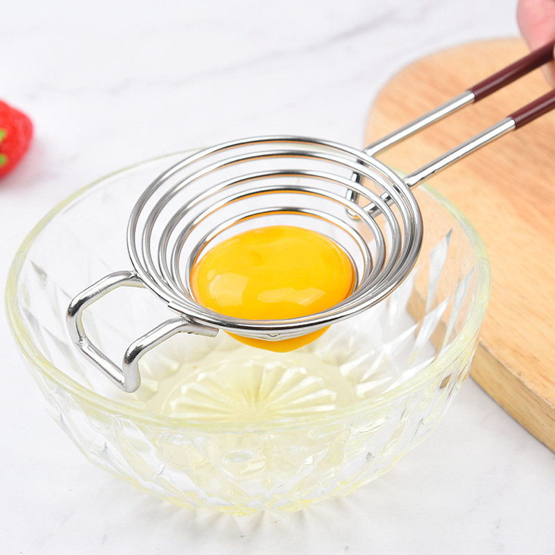 304ステンレス卵黄分離器卵分離卵黄器卵焙煎フィルタ家庭用|undefined