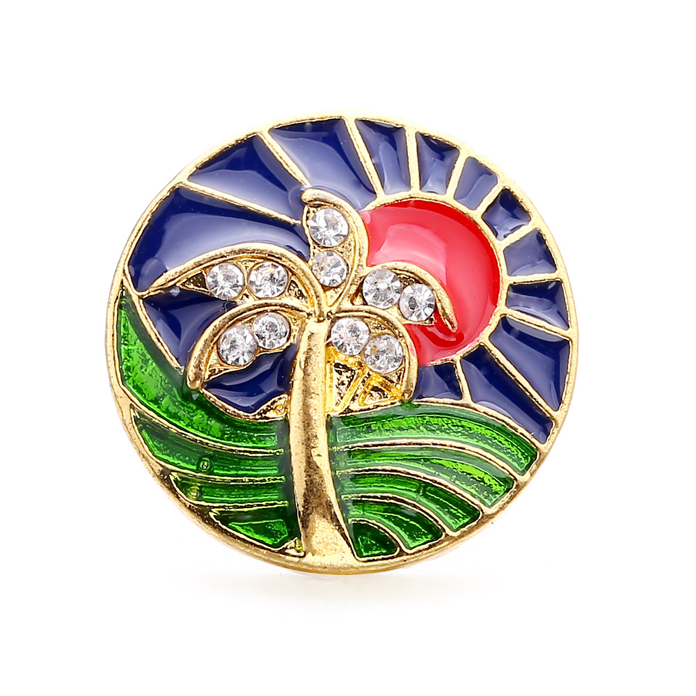 1 Piece Alloy Sun Palm Tree Pendant Jewelry Buckle display picture 5