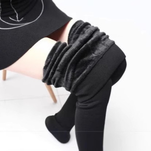 Autumn and Winter Pearl Velvet Leggings Plus Velvet Thickened Warm Pants for Women to Wear Outside and One-Piece Pants for Feet to Be Stepped On, Factory Direct Sales