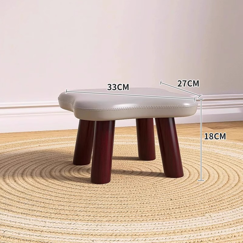 Taburete pequeño taburete bajo doméstico fuerte y duradero sofá taburete de sala de estar creativo para niños pequeño banco de puerta para cambiar zapatos taburete asiento muelle
