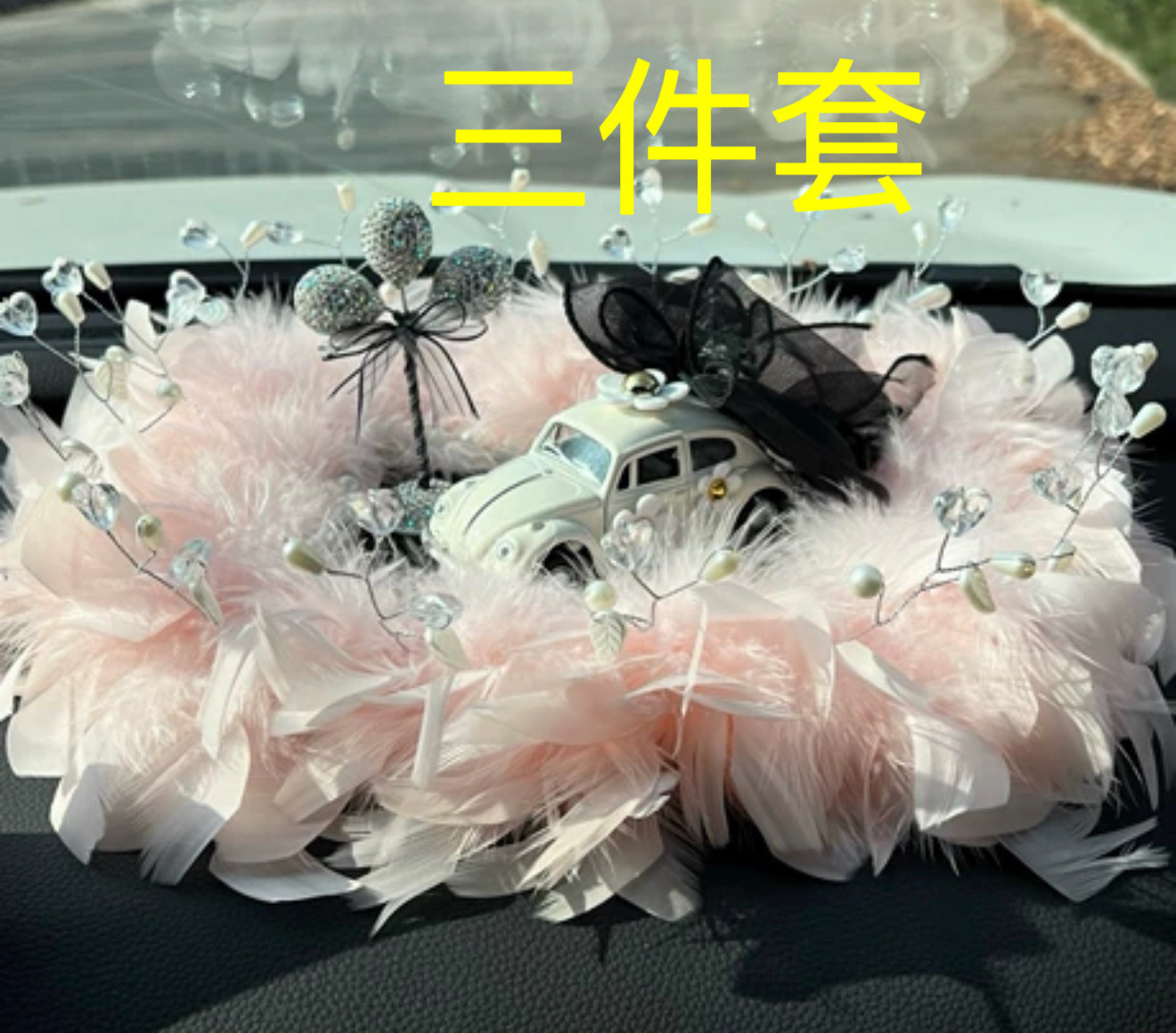 Artículo creativo de la chica del mar adornos de automóviles perfume encantador ángel perfume de automóvil perla base de diamante perfumado perdurable