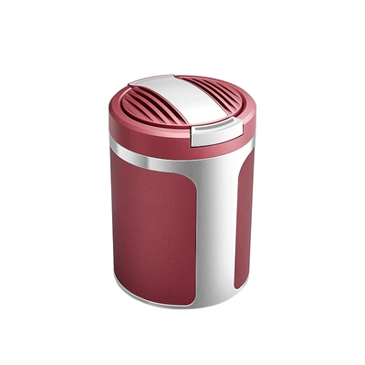 Car-Mounted Leather Ashtray, Car ashtray
