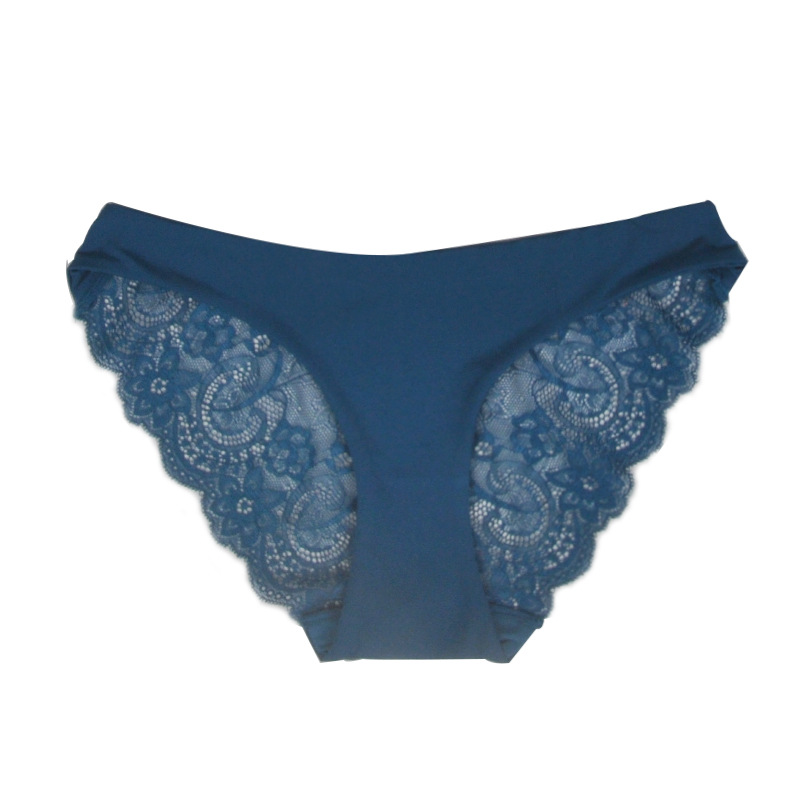 花边镂空透气性感纯欲女性低腰三角裤法式蕾丝内裤女批发加工外贸