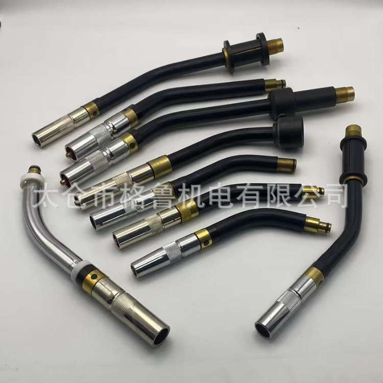 焊接机器人焊枪350A 本体弯管   自动焊焊枪本体鹅颈350A  500A