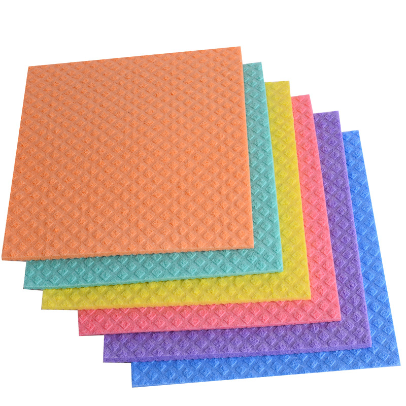 德國木漿棉廚房吸水洗碗海綿百潔布 廚房清潔用品抹布洗碗巾