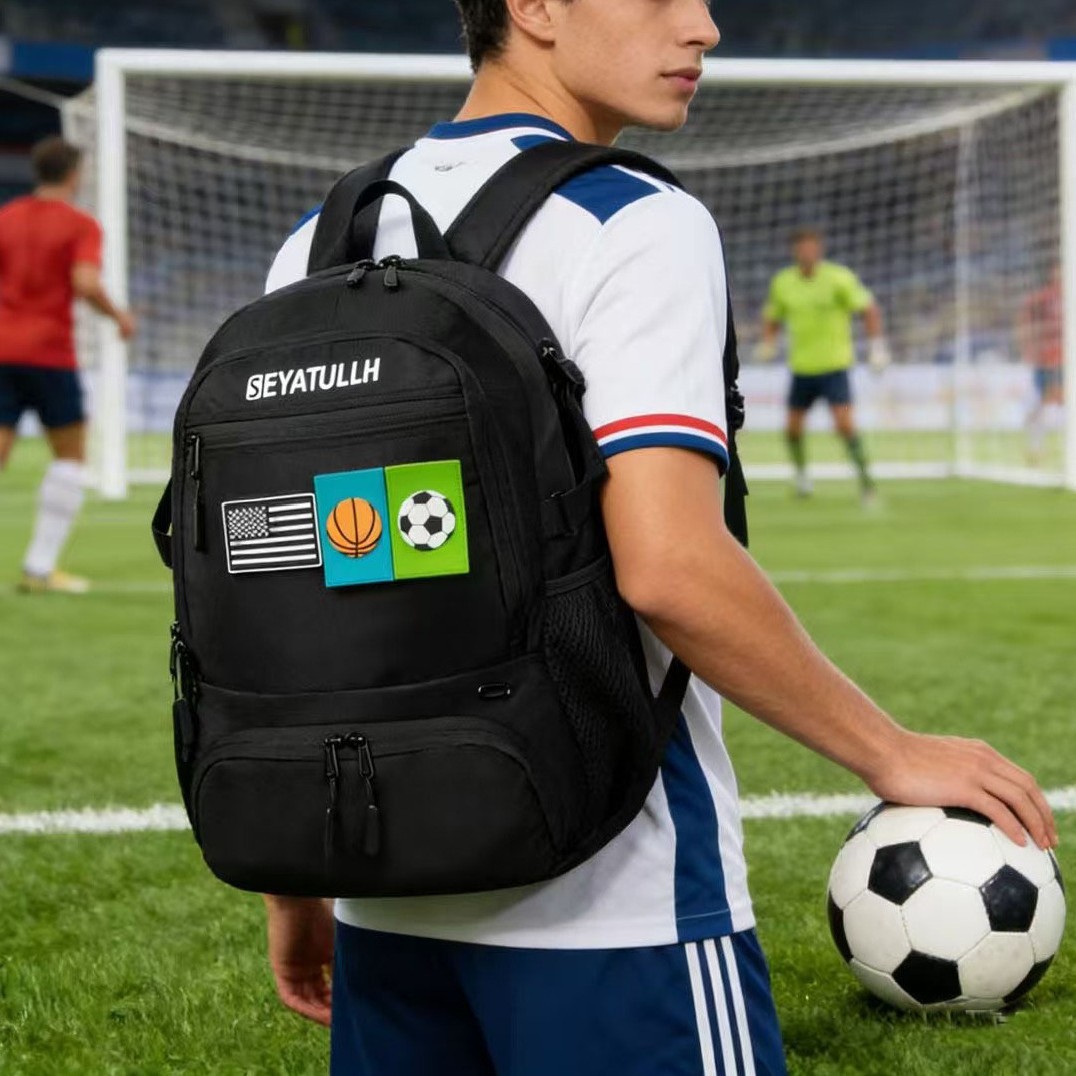 Cross-Border Sports Basketball Bag, Training Backpack, Independent Shoe Compartment, Football-Specific Bag, Large Capacity Casual Outdoor Backpack