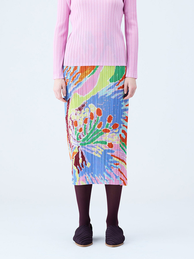 Japanese leather quality fashionable skirt