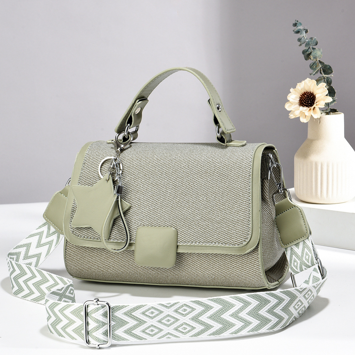 Fábrica de bolsos de mujer 2024 moda de hombro nuevo otoño bolsos de mano bolsos de madre bolsos