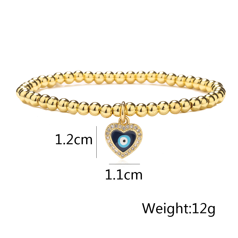 Title 1, Bransoletka z miedzianych koralików Devils Eye...