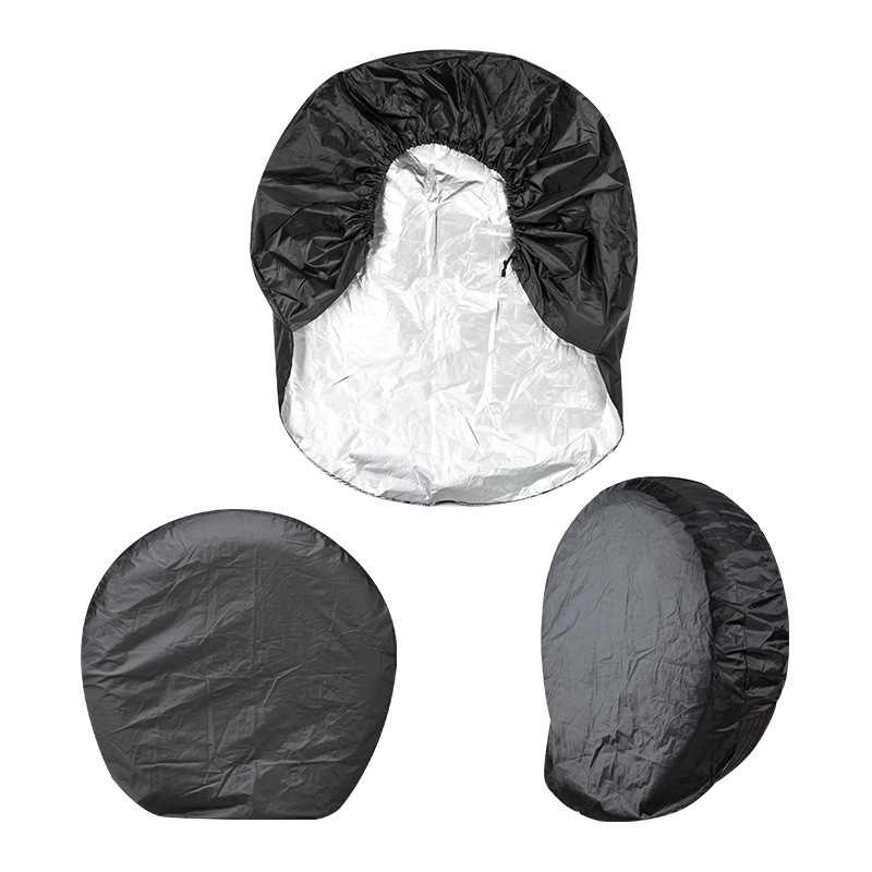Cross-border new car tire cover RV camper tire protective cover rainproof sunscreen dustproof spare tire cover universal