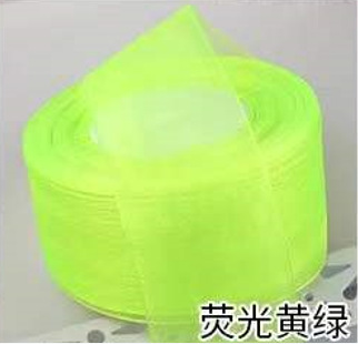 Liquidación al por mayor 4cm transparente hilo de nieve cinta flor regalo caja hornear cinta gasa hecha a mano arco cinta