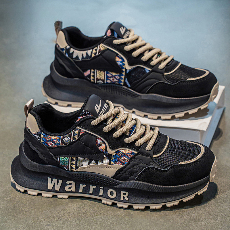 回力男鞋2025夏季新款国潮百搭男士休闲运动鞋爆款透气增高老爹鞋