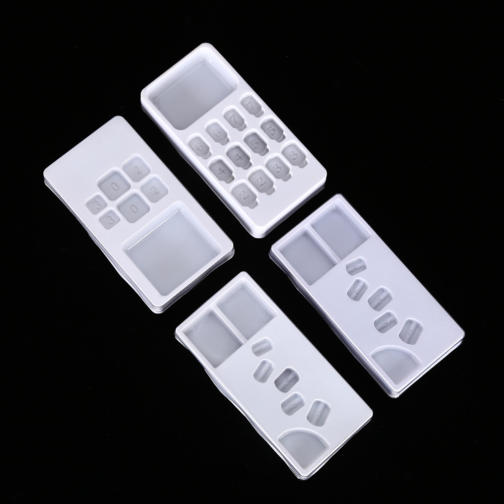 可穿戴美甲片贴片塑料吸塑包装盒白底透明PVC美甲内托泡壳托盘