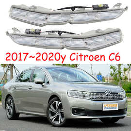 适用于雪铁龙C6前雾灯大灯前保险杠2017～2020款1个