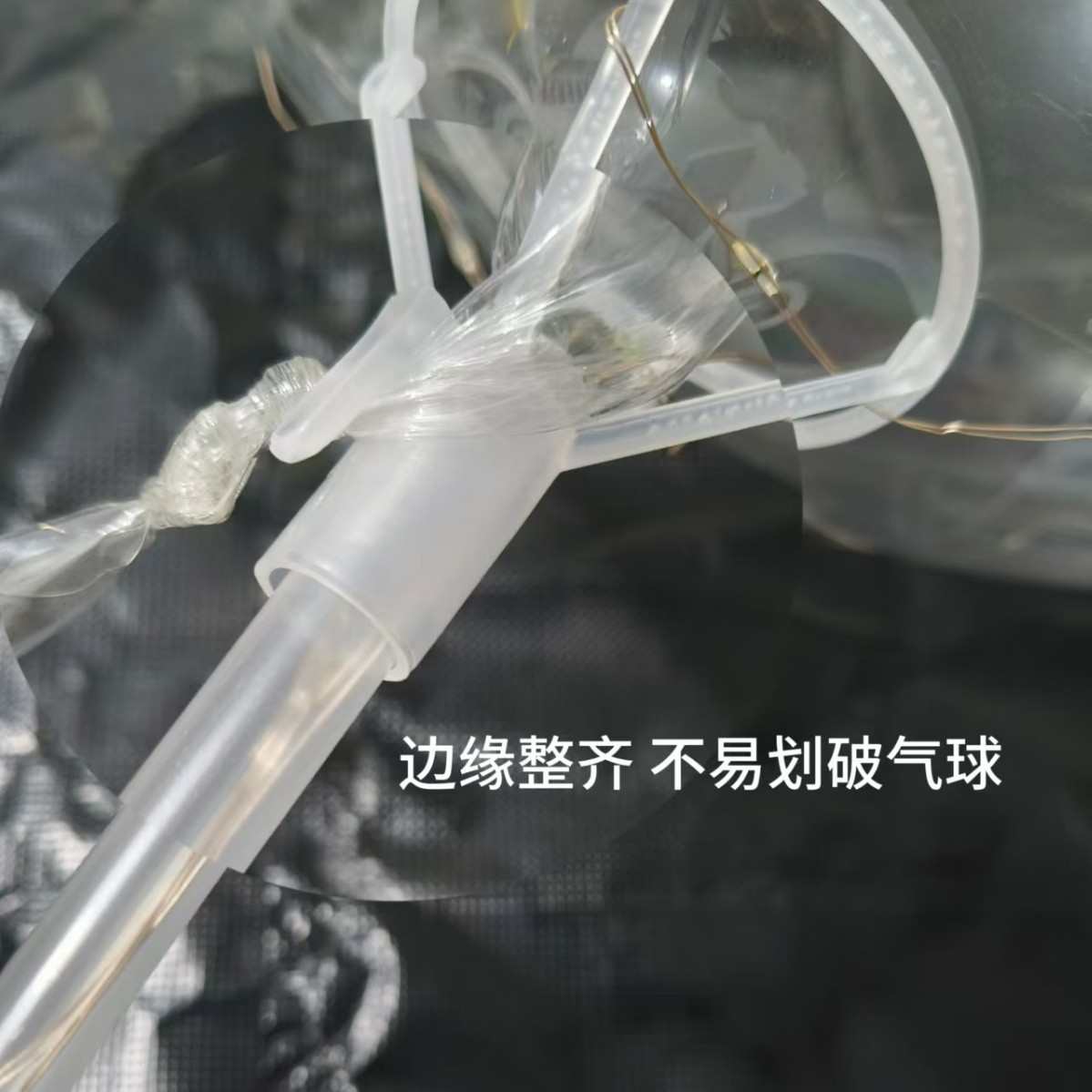 Juego de cadena de luz led de bola de onda de 20 pulgadas venta caliente transfronteriza fiesta de boda decoración de vacaciones paquete de material de bricolaje al por mayor