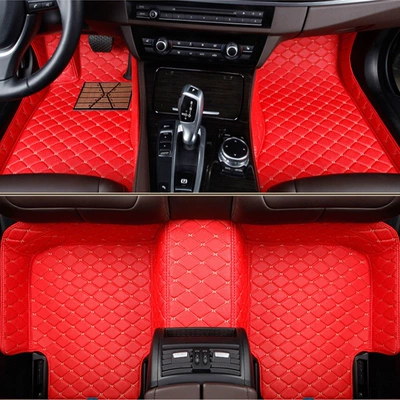 Non-Slip, Wear-Resistant, Full-Coverage Car | Modelə uyğun ayaqaltı - special-car-one-version-per-car-leave-a-message-about-the-car-model-when-placing-an-order-bright-red