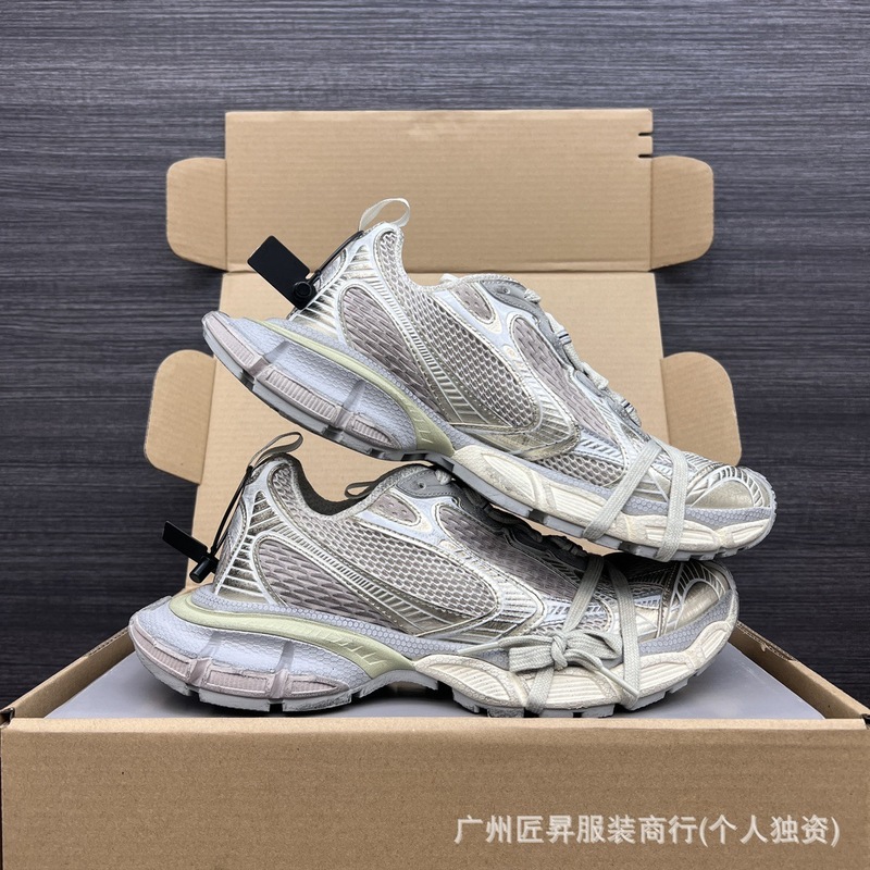 跨境专供毒家现货25ss巴黎B家纯原版本做旧3XL十代米金潮流跑鞋|undefined
