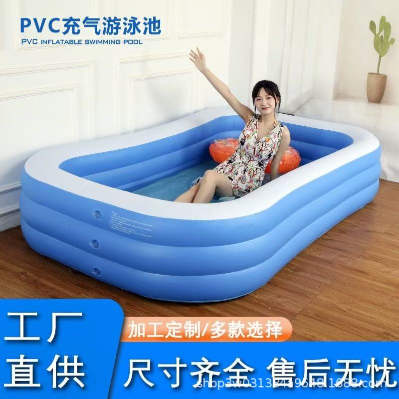 Inflatable travel folding swimming pool PVC for adults