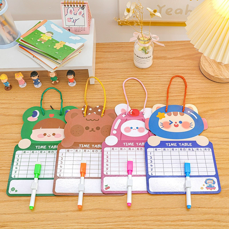 Cartoon erasable double-sided drawing board for kindergarten writing, DIY, graffiti