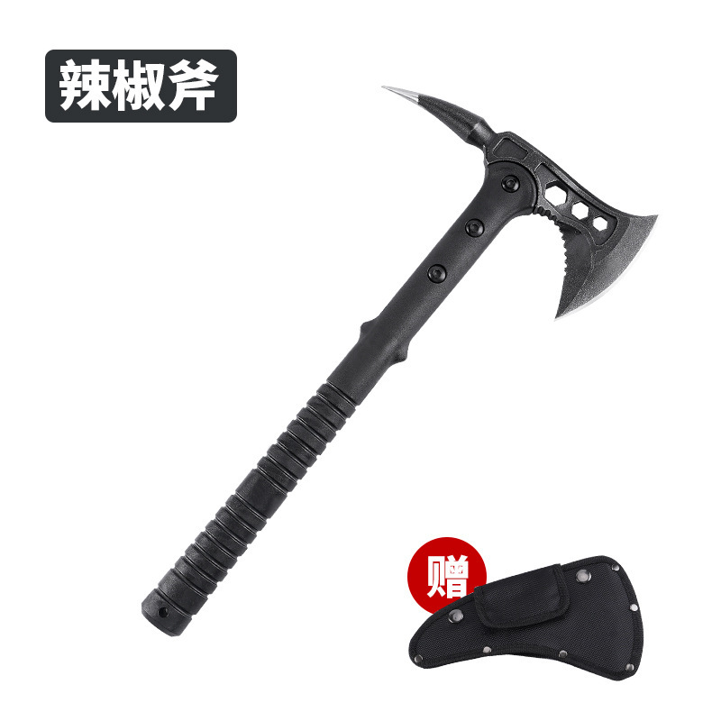 多機能戦術斧開山斧刀屋外防身生存武器野外切り株|undefined