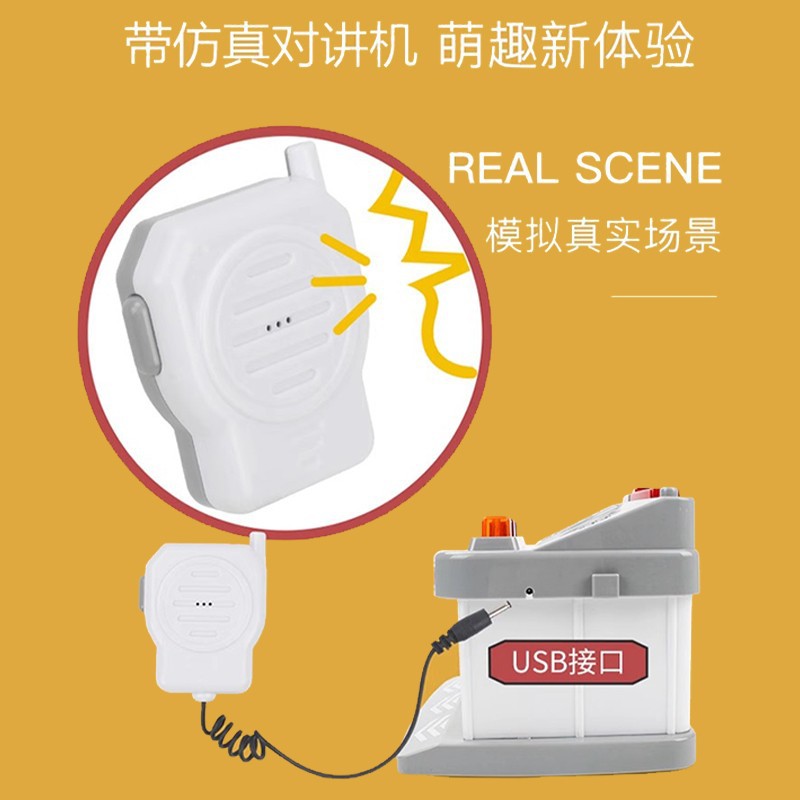 Centro de Comando de Emergencia Garage Juguetes Estacionamiento para niños 3 - 6 años 4 niños Regalos Bomberos Ambulancia Policía