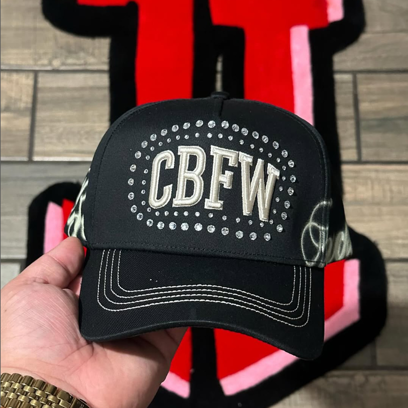 Aliexpress spot Dandy letras bordadas ajustables gorra de boca de pato borde curvo con taladro gorra de béisbol