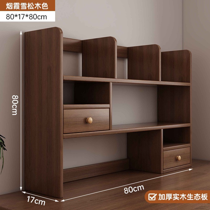 Estante de escritorio estante de almacenamiento de libros multicapa de escritorio estante de almacenamiento de libros ilustrados en escritorio de oficina doméstico