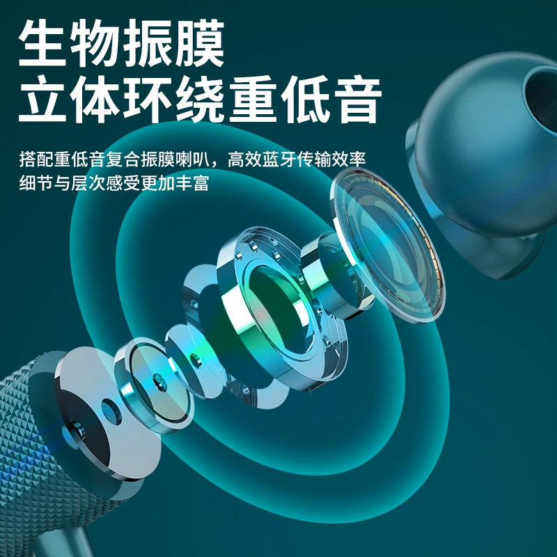 Bluetooth наушники-гарнитура для шеи G07, удлинённый дизайн, 150 мАч, многоцветные