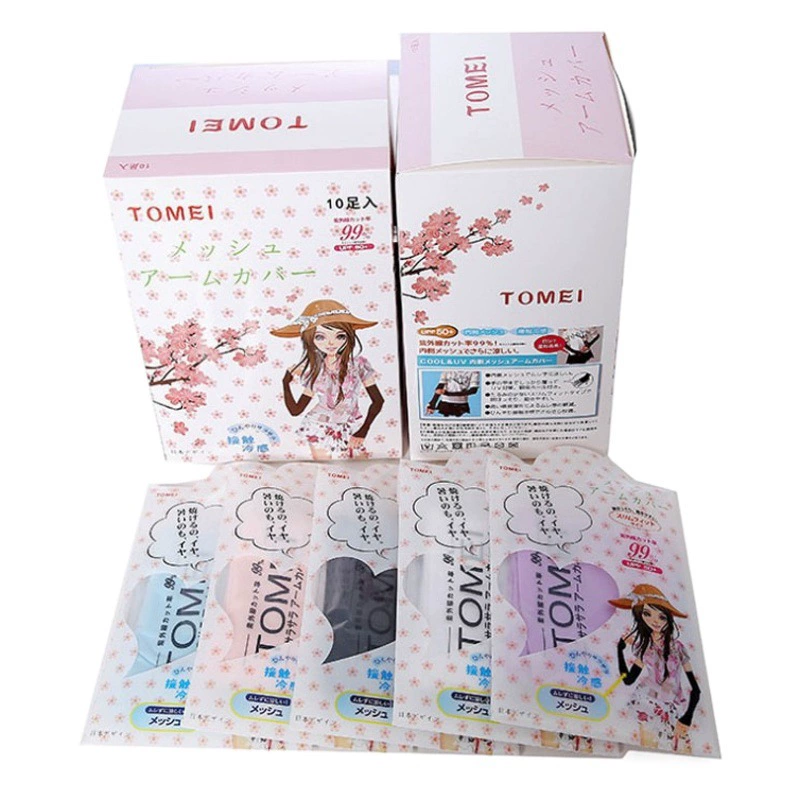 Японские рукава TOMEI из ледяного шелка для защиты от комаров и солнца летом, для активного отдыха, вождения, езды на велосипеде, с охлаждающим эффектом