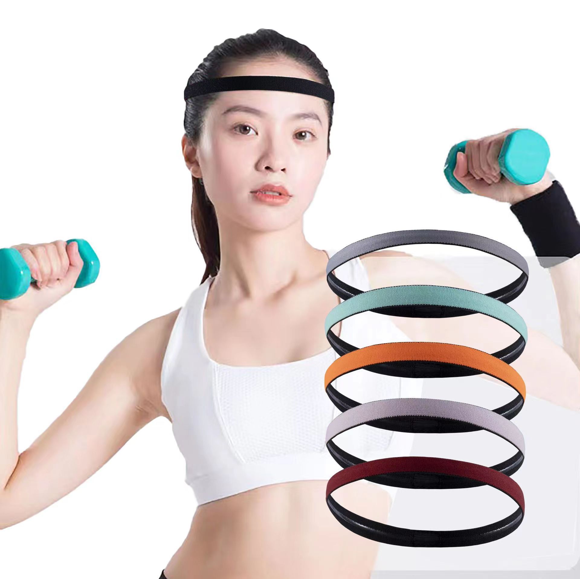 Universal elastic non-slip silicone antiperspirant for men and women