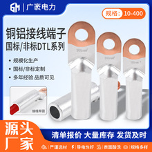 铜铝鼻子10-500平方过渡铜铝接线端子线缆终端接头铜铝鼻子