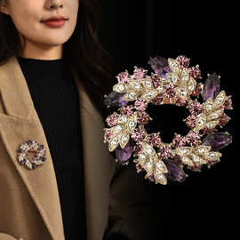 胸针高档女奢华气质精致胸花配饰大衣别针2024年新款潮秋冬送妈妈