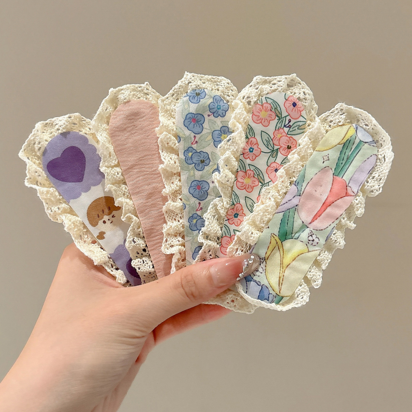 Bebé adornamiento de cabello de encaje dulce fijación de la frente de la niña fijación de cabello de la chica encantadora magia infantil magia