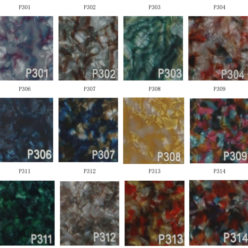 多彩石纹仿贝壳亚克力板 彩色pvc醋酸板耳机手机壳贴片赛璐珞材料