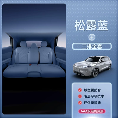 for All Seasons, Leapmotor A10 Car Seat cushion, seat cover - truffle-blue-complete-set-of-second-row-zero-running-a10