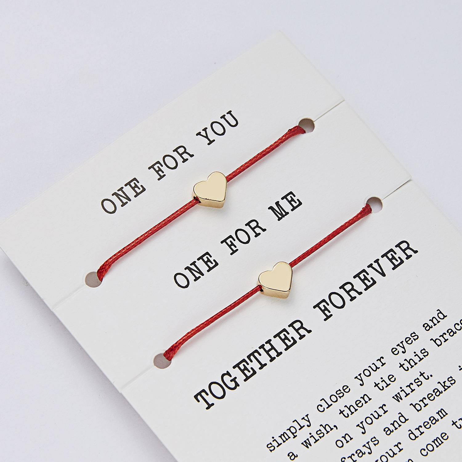 Simple Style Heart Shape Alloy Rope Valentine's Day Unisex Bracelets display picture 10