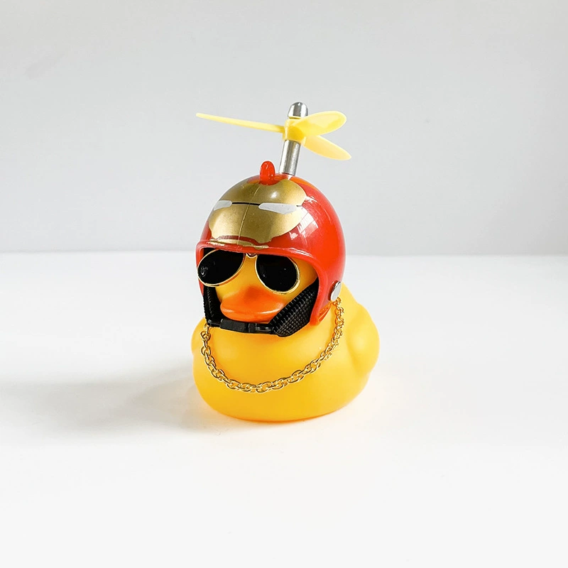 B.Duck, helmet, electric car with accessories, accessory