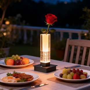 LED-лампа-ваза для цветов аккумулятор декор