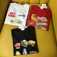 日单外贸夏季新款汽车麦昆系列童装短袖T恤衫