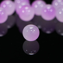 现货双色玻璃珠子8-10散珠手工diy手串配件批发项链饰品串珠材料