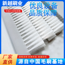 pvc工业除尘条刷板刷尼龙耐磨PP木板刷砖机面粉机硬毛刷冲床板刷