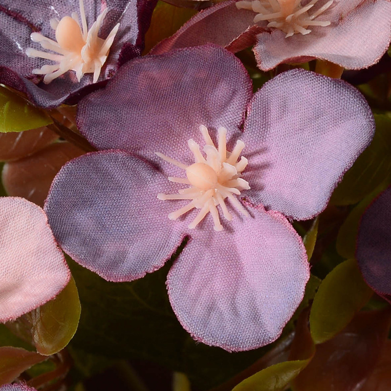 Mango pequeño haz Hortensia salvaje salón de bodas decoración del hotel hogar fotografía Decoración de mesa flor artificial al por mayor falso ramo